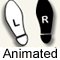 Follow the dancing birthday feet!